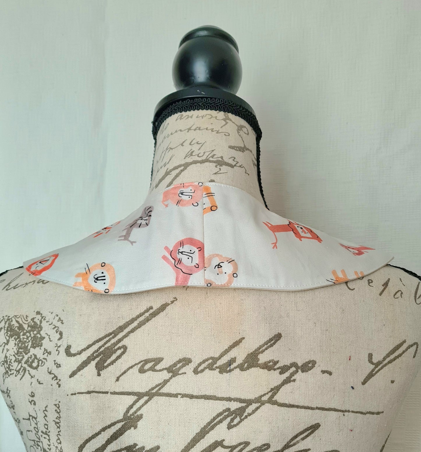 The Collar: Animal Love - Limited Edition Fabric Waste Busting One Off Piece!