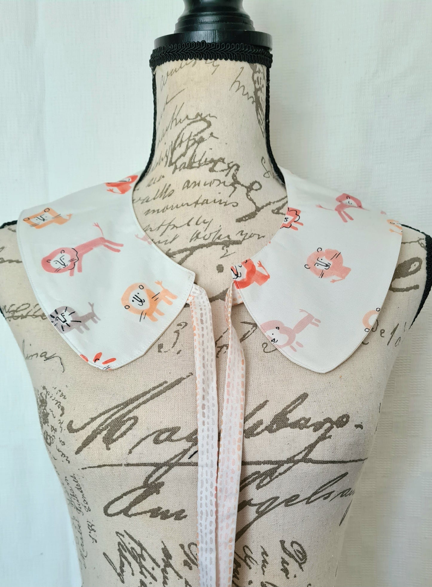 The Collar: Animal Love - Limited Edition Fabric Waste Busting One Off Piece!