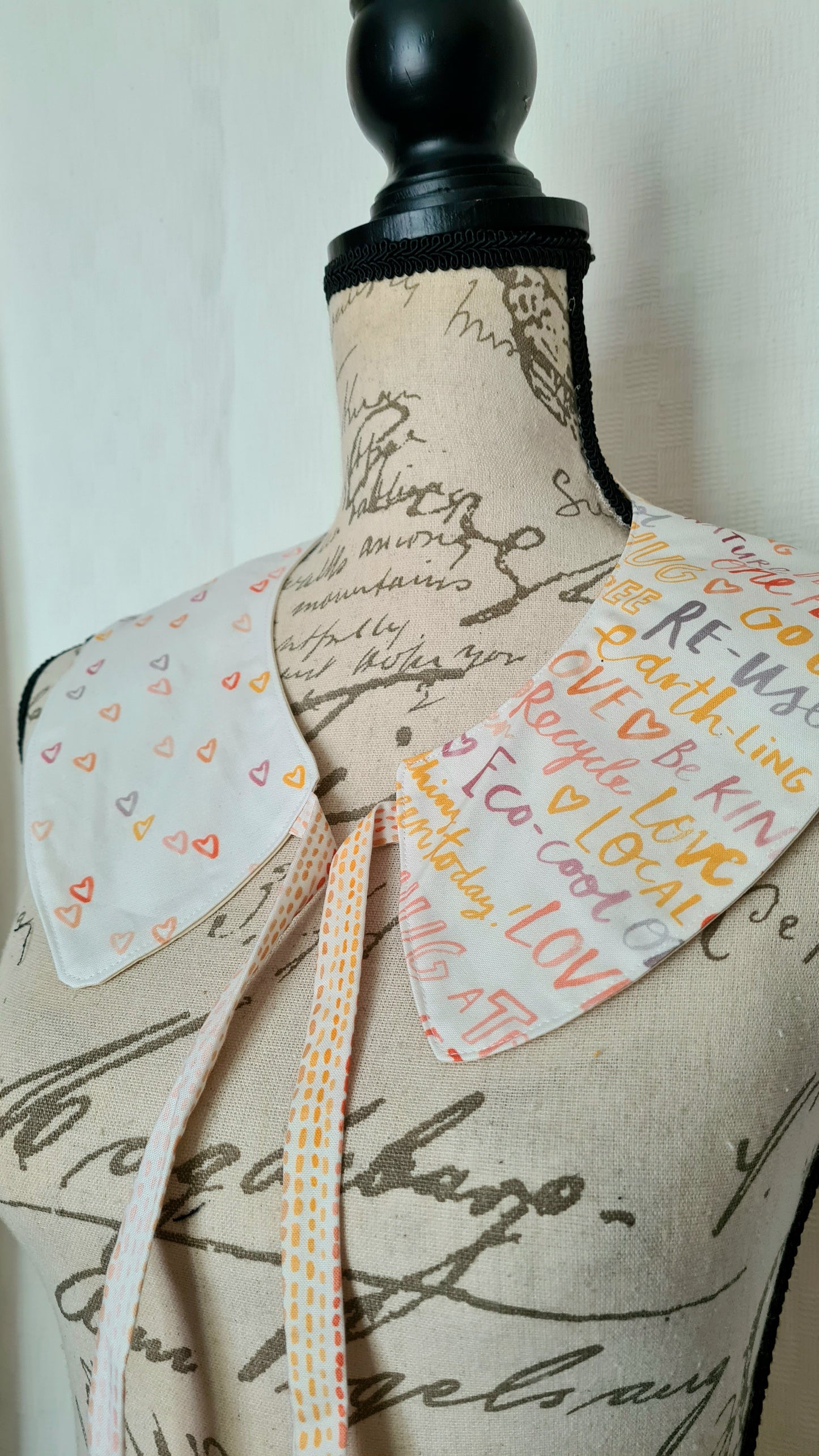 The Collar: Animal Love - Limited Edition Fabric Waste Busting One Off Piece!