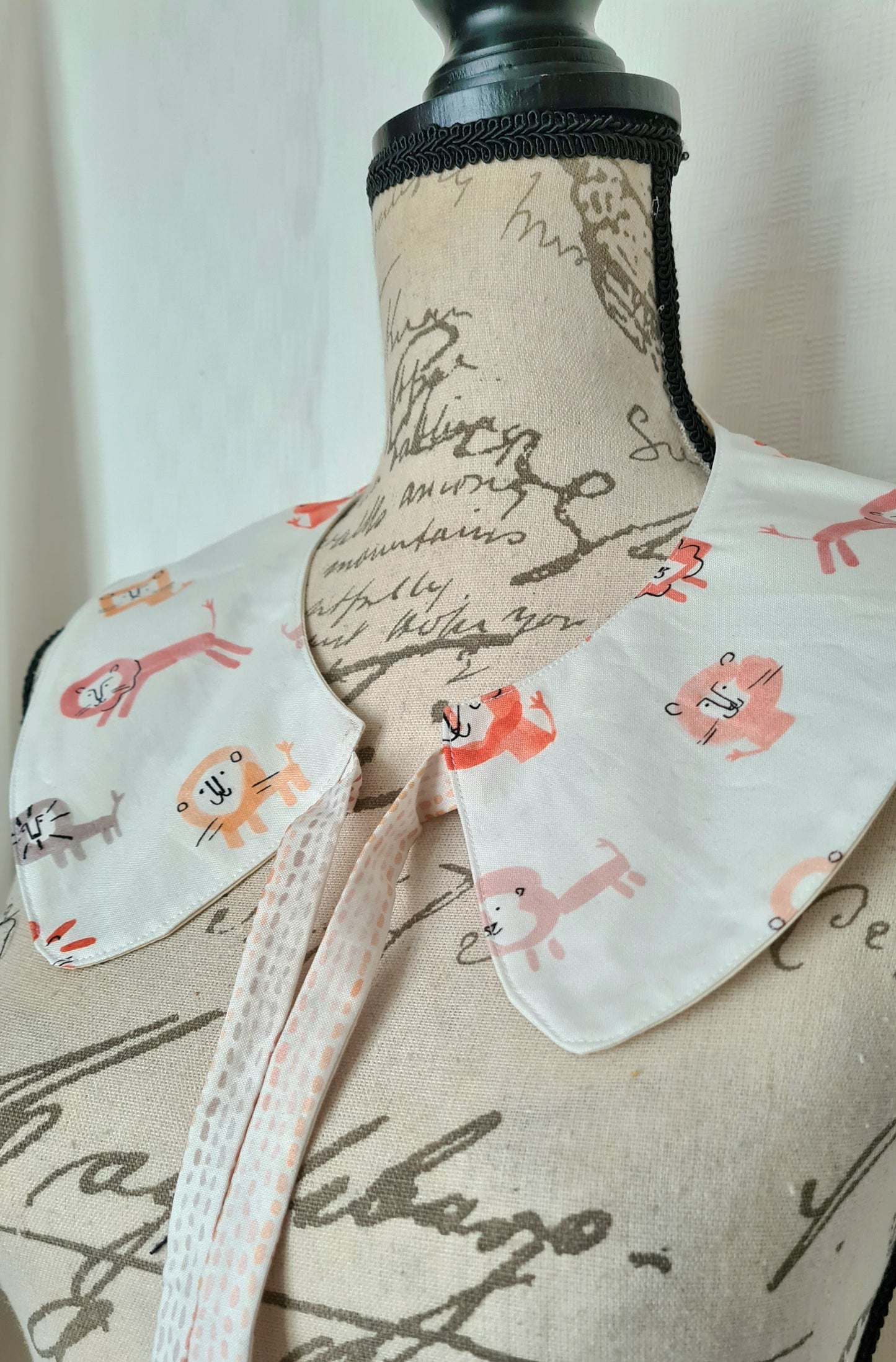 The Collar: Animal Love - Limited Edition Fabric Waste Busting One Off Piece!