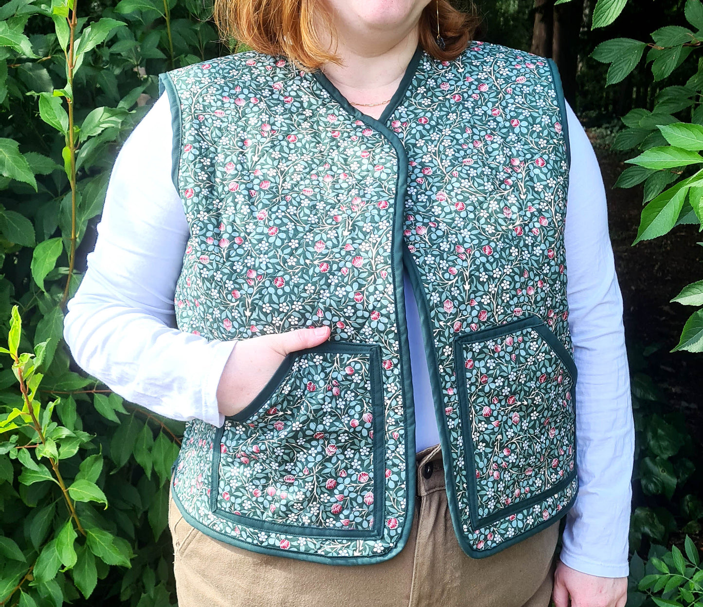 The Quilted Vest Jacket - William Morris Collection