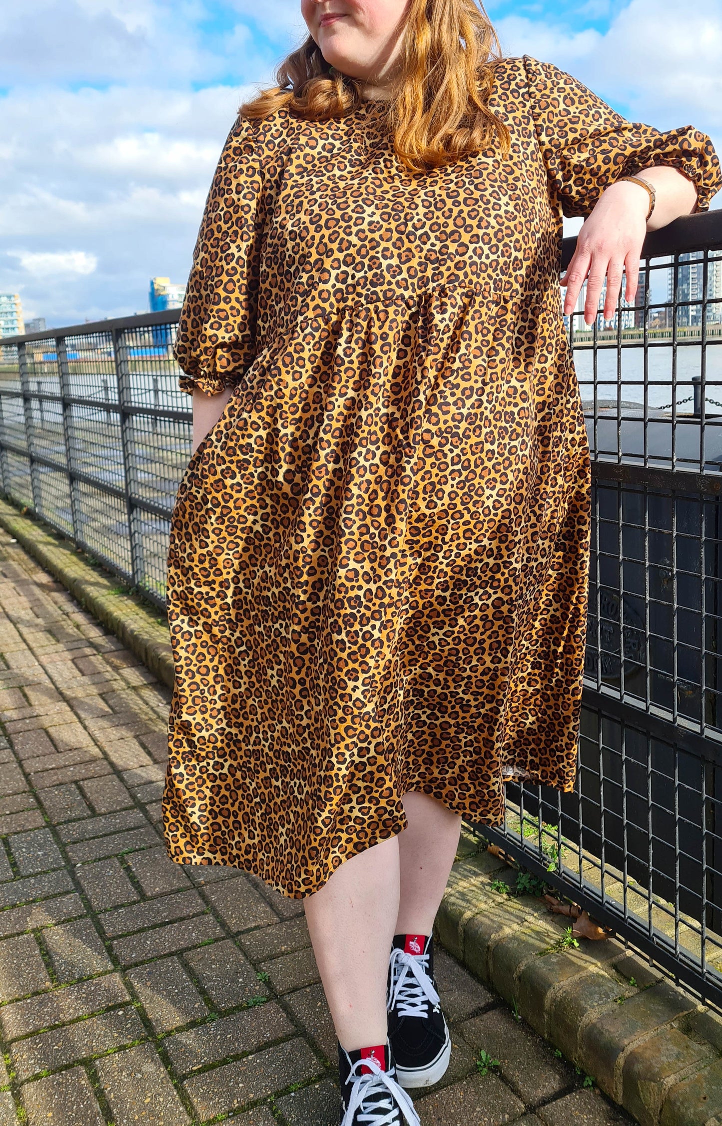 The Julie Dress - Fun Leopard Print