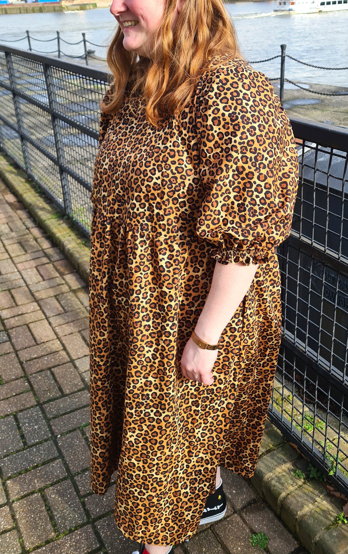 The Julie Dress - Fun Leopard Print