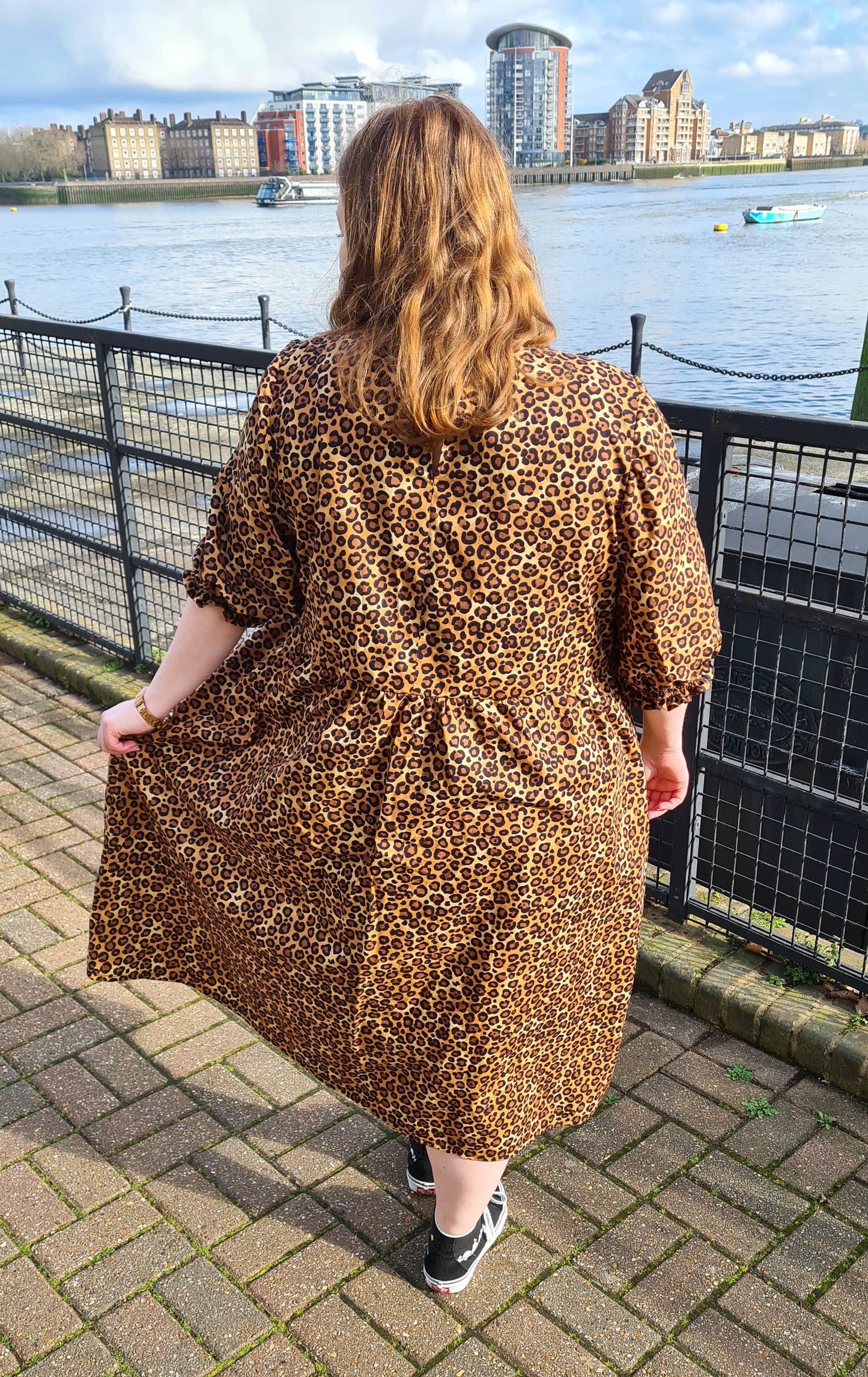 The Julie Dress - Fun Leopard Print