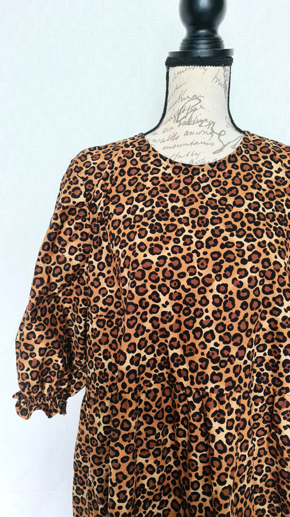 The Julie Dress - Fun Leopard Print