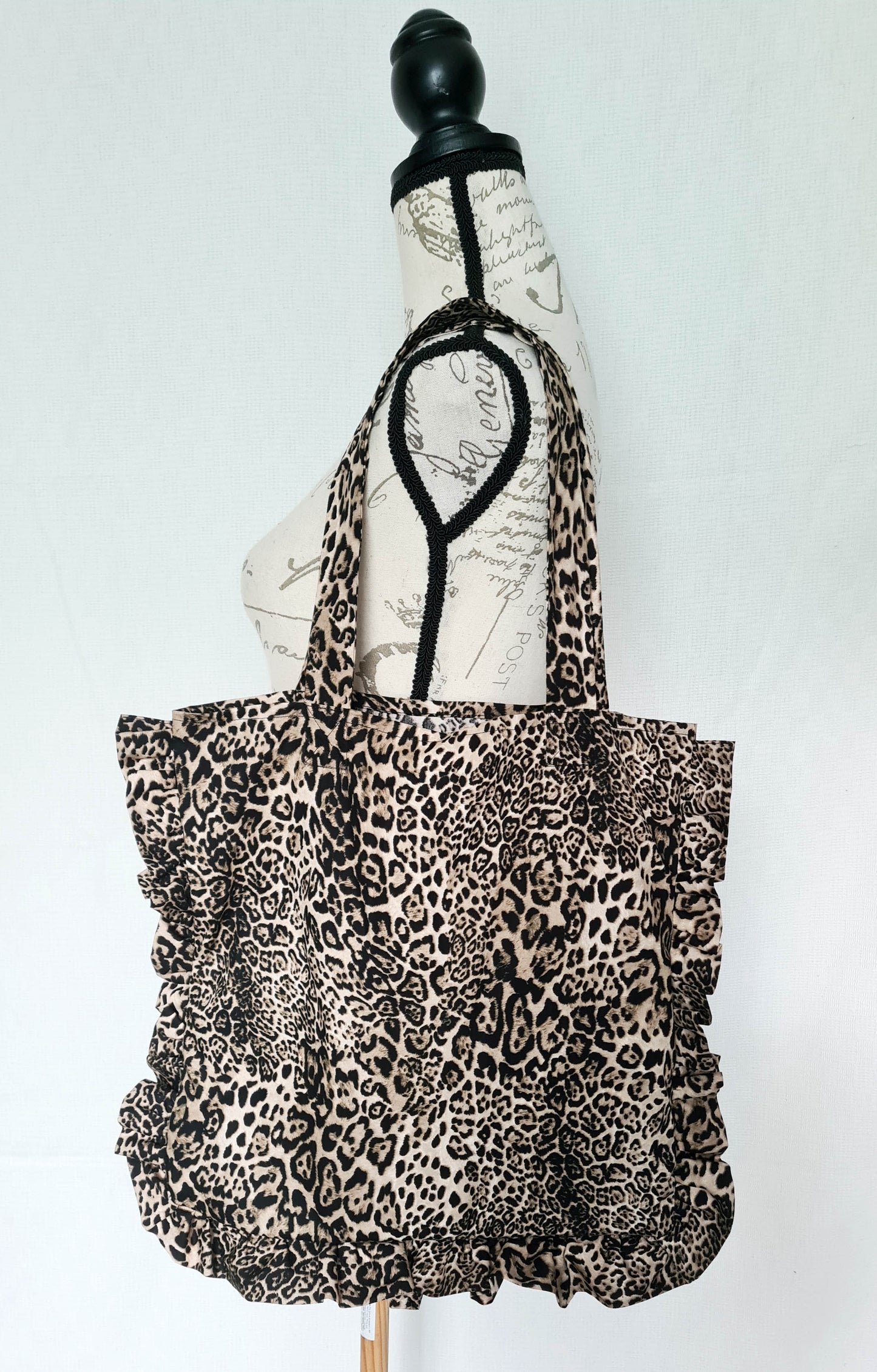 The Tote - Grey Leopard Print