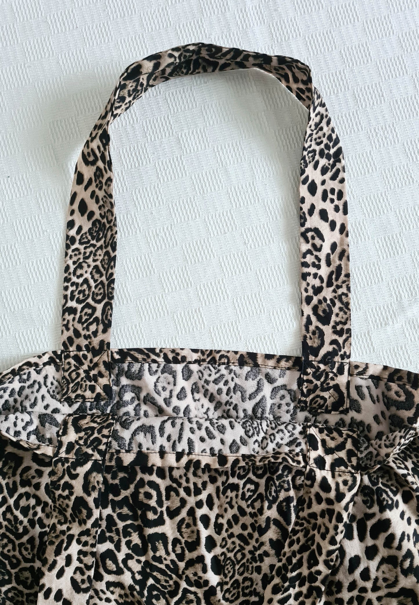 The Tote - Grey Leopard Print