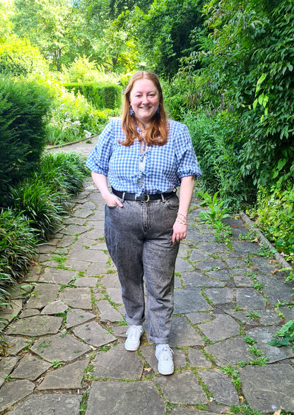 The Maddy Blouse - Gingham