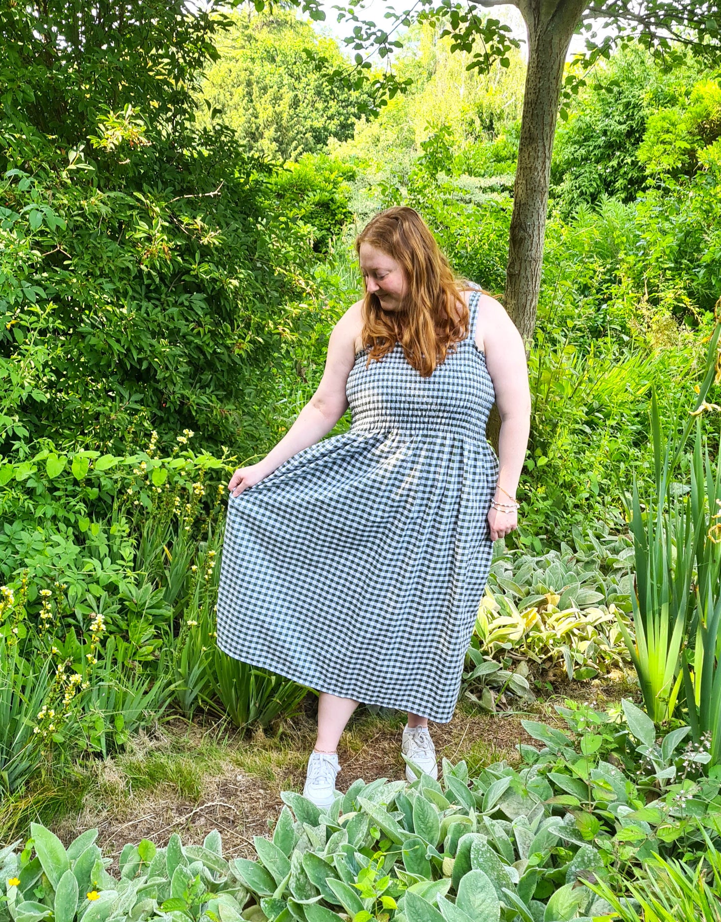 The Brenda Dress - Gingham with Straps