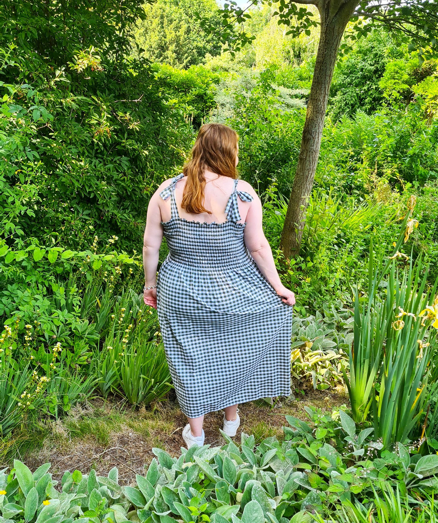 The Brenda Dress - Gingham with Straps