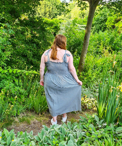 The Brenda Dress - Gingham with Straps