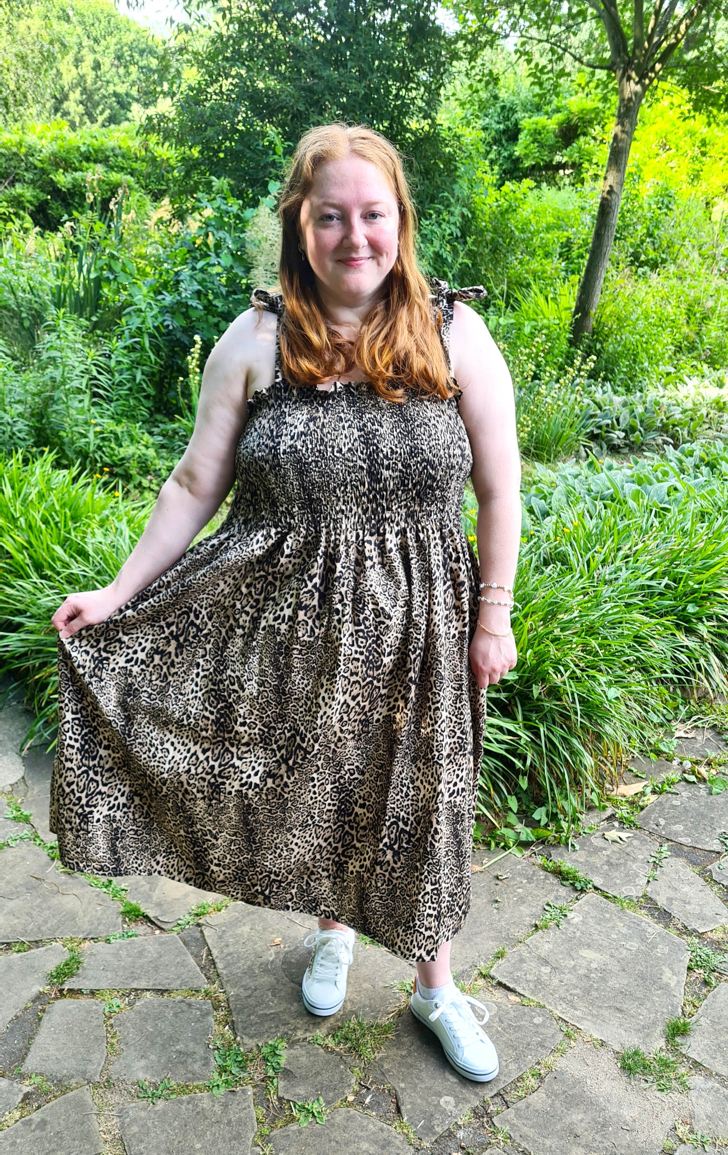 The Brenda Dress - Leopard Print with Straps