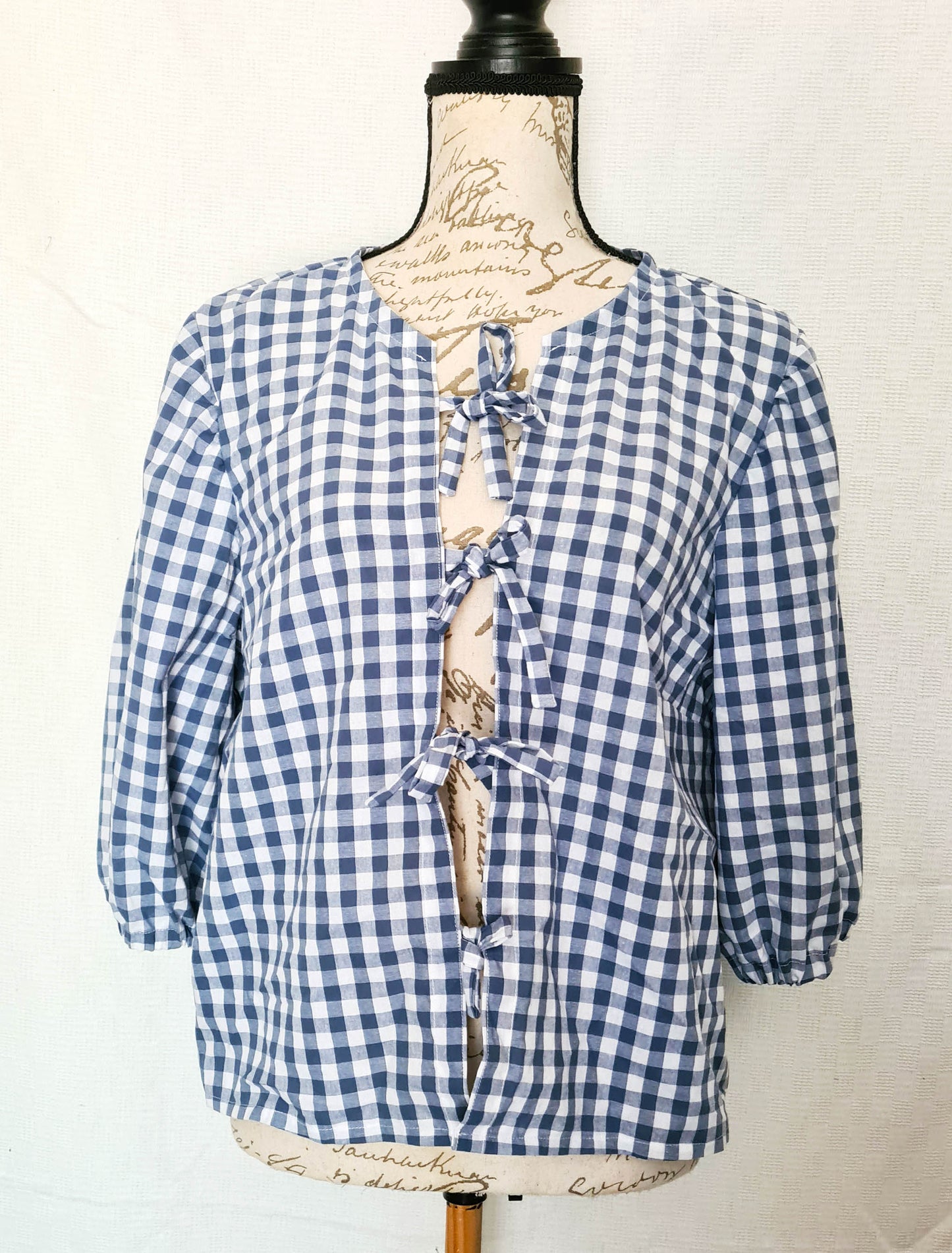 The Maddy Blouse - Gingham