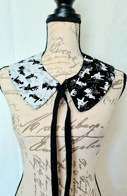 The Collar: Hand Shadow Puppets - Limited Edition Fabric Waste Busting One Off Piece!