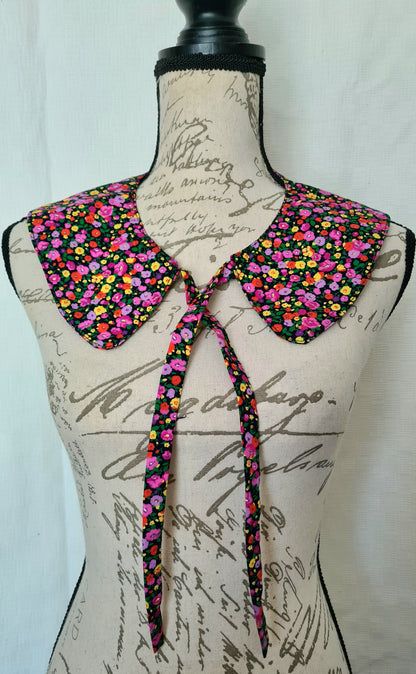 The Collar: Floral Meadow - Limited Edition Fabric Waste Busting One Off Piece!