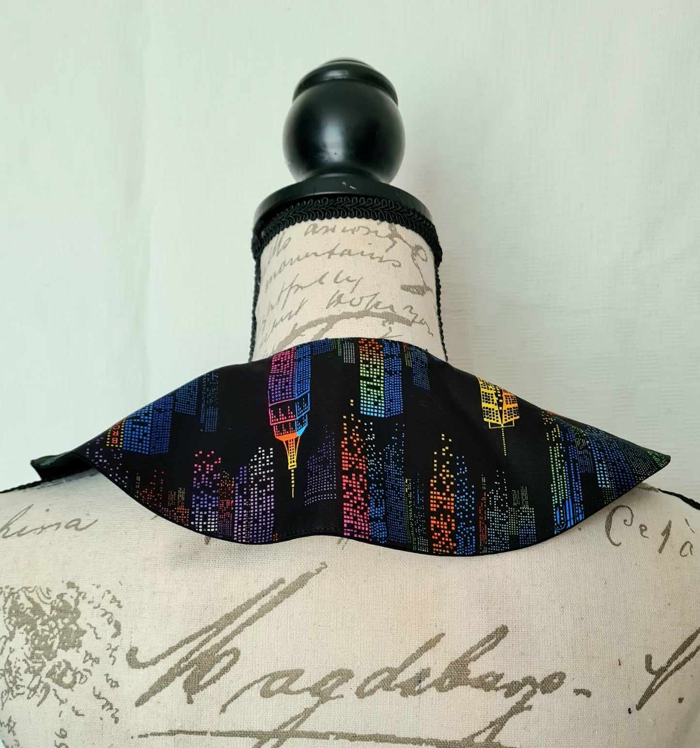 The Collar: New York City Skyline - Limited Edition Fabric Waste Busting One Off Piece!