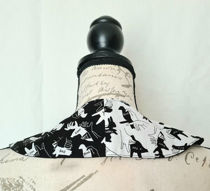 The Collar: Hand Shadow Puppets - Limited Edition Fabric Waste Busting One Off Piece!